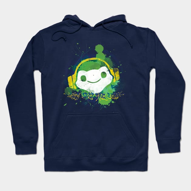 Let's drop the beat! Hoodie by DRKNT